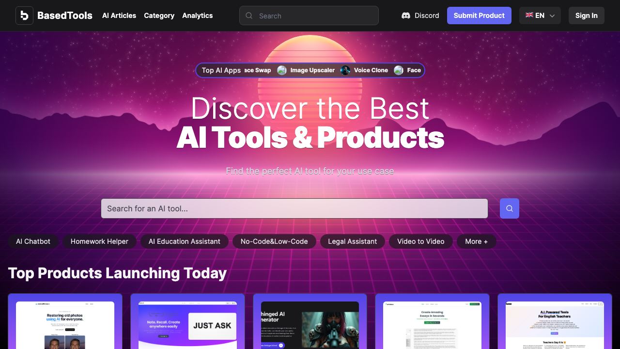 BasedTools website screenshot