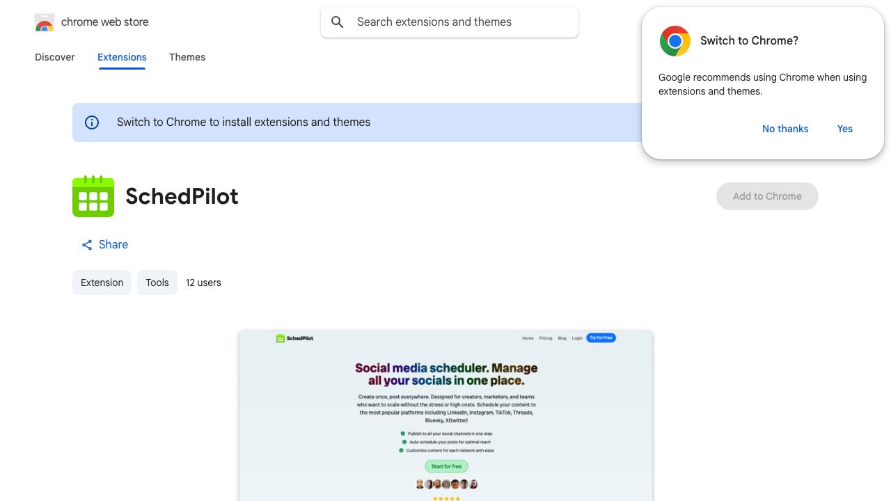 PostCraftAI 网站截图