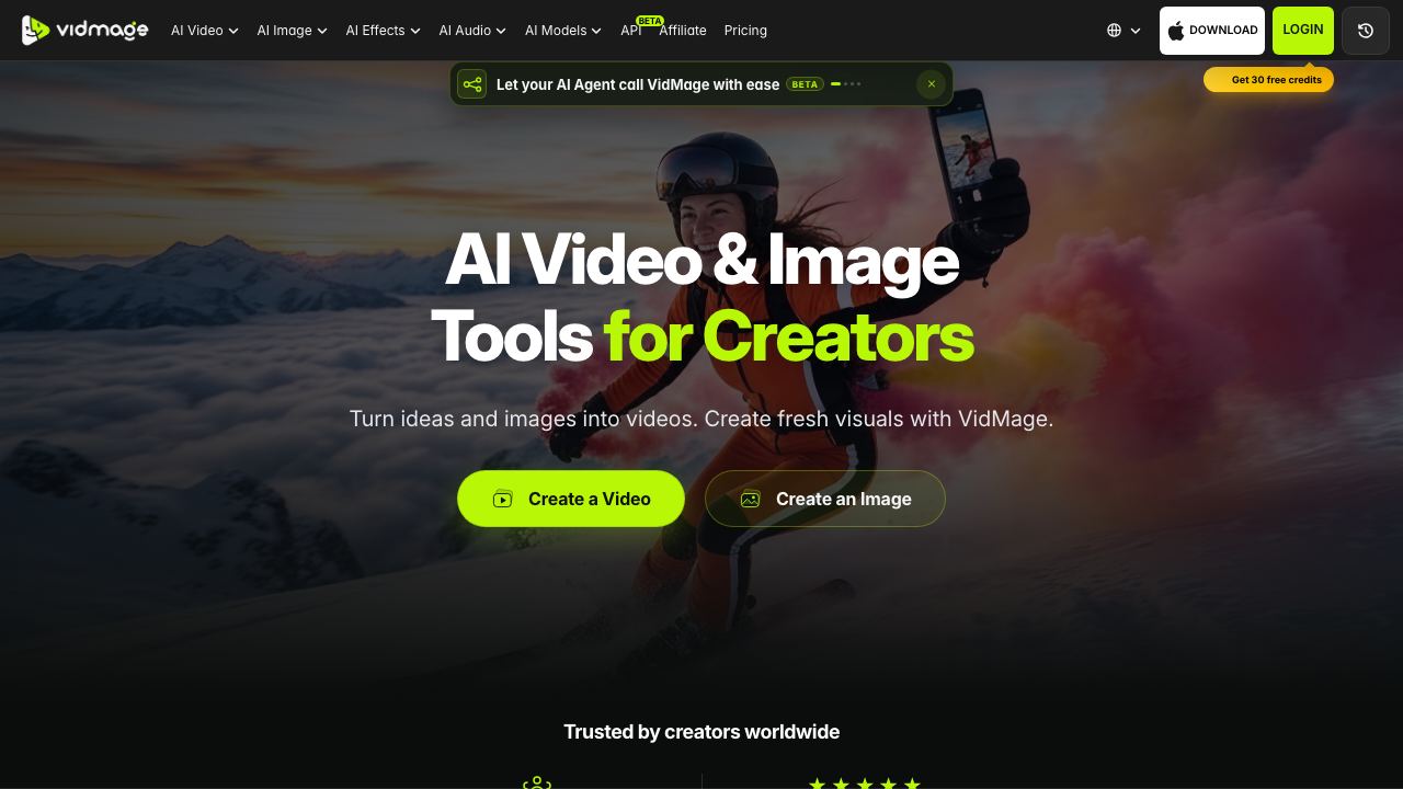 VidMage website screenshot