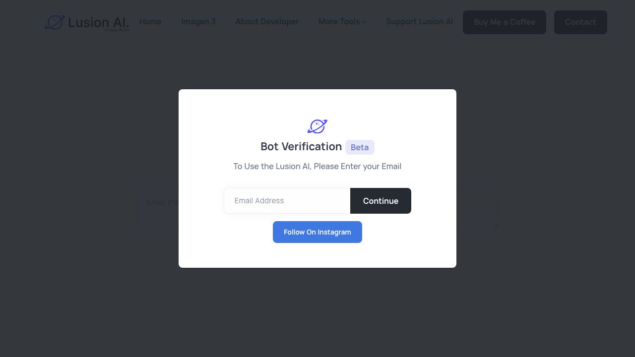 Lusion AI 网站截图