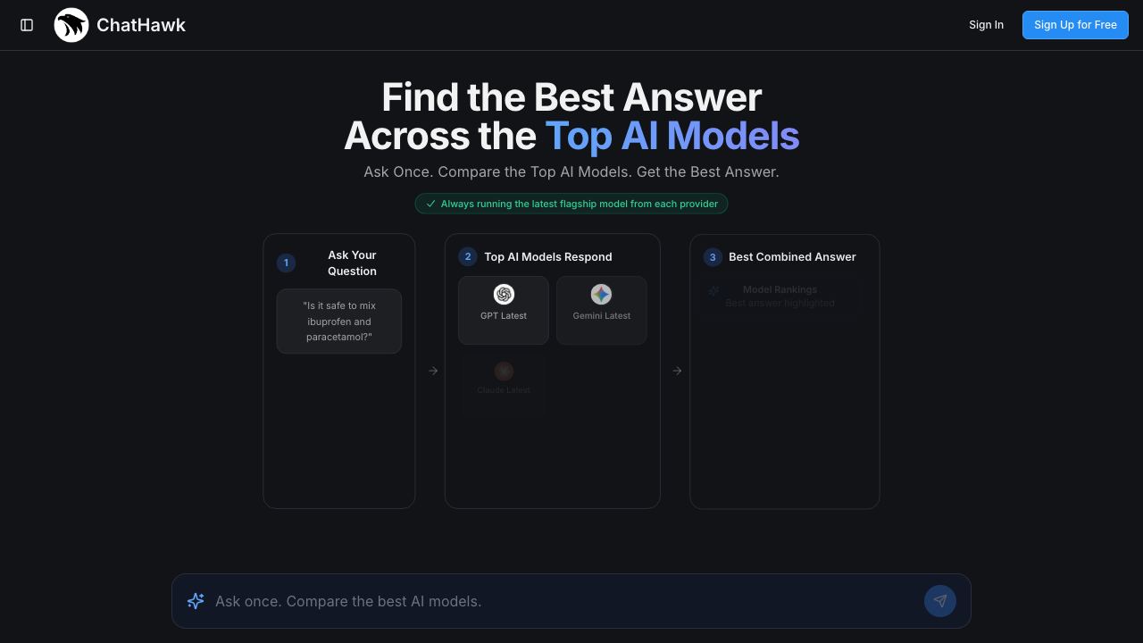 ChatHawk website screenshot
