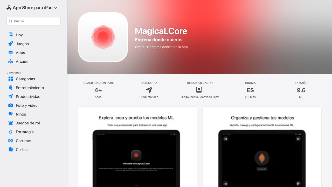 MagicaL Core website screenshot