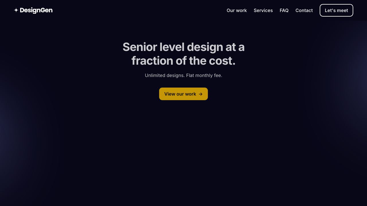DesignGen 网站截图