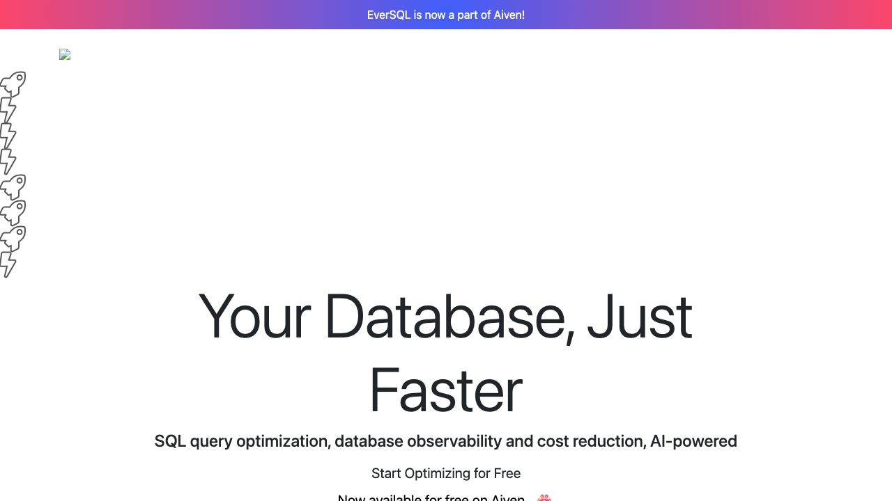 EverSQL 网站截图