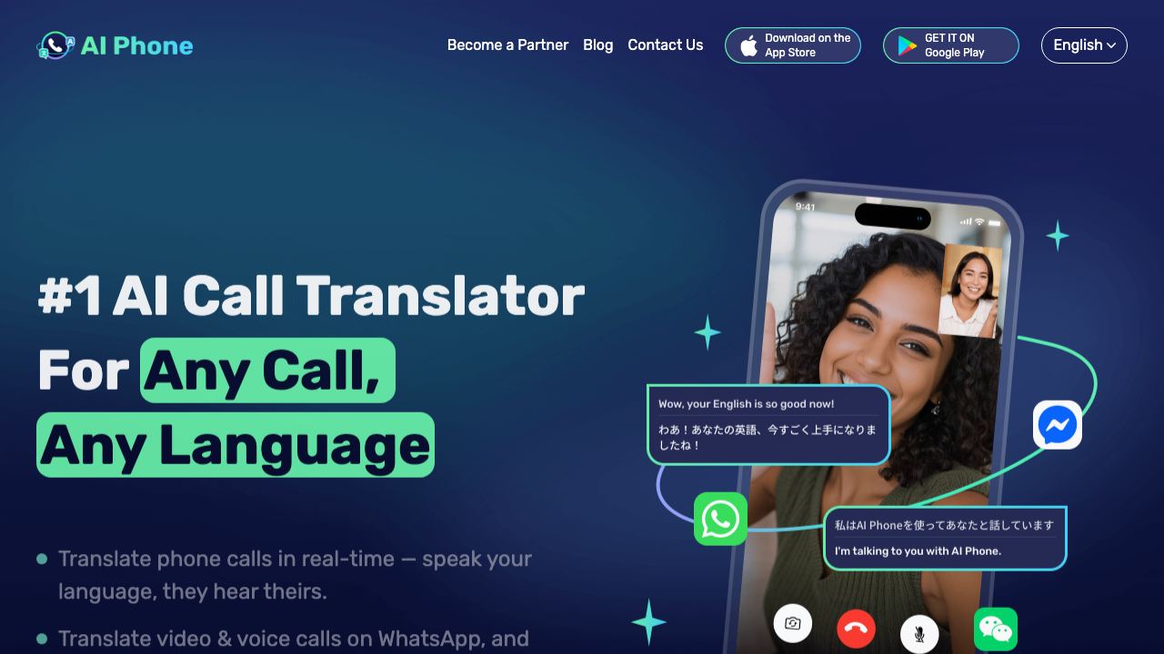 AI Phone 网站截图
