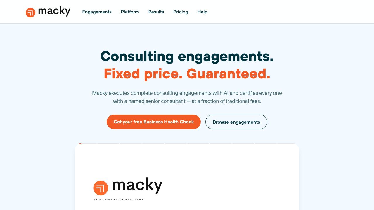 Macky AI 网站截图