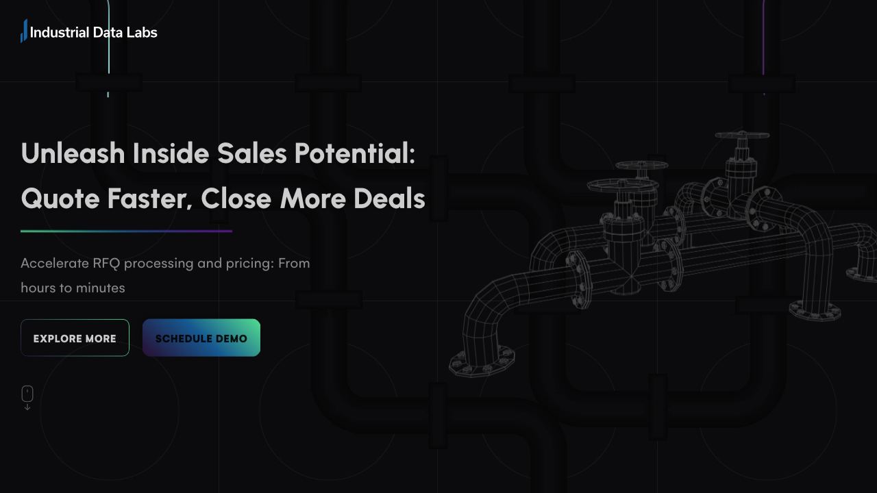 Industrial Data Labs 网站截图