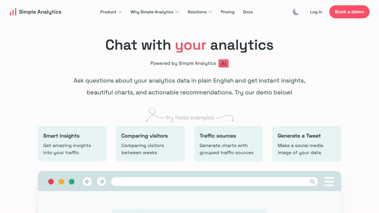 Simple Analytics 网站截图
