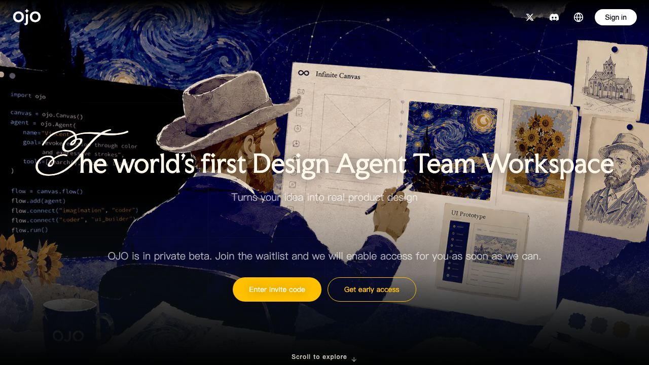 OJO website screenshot