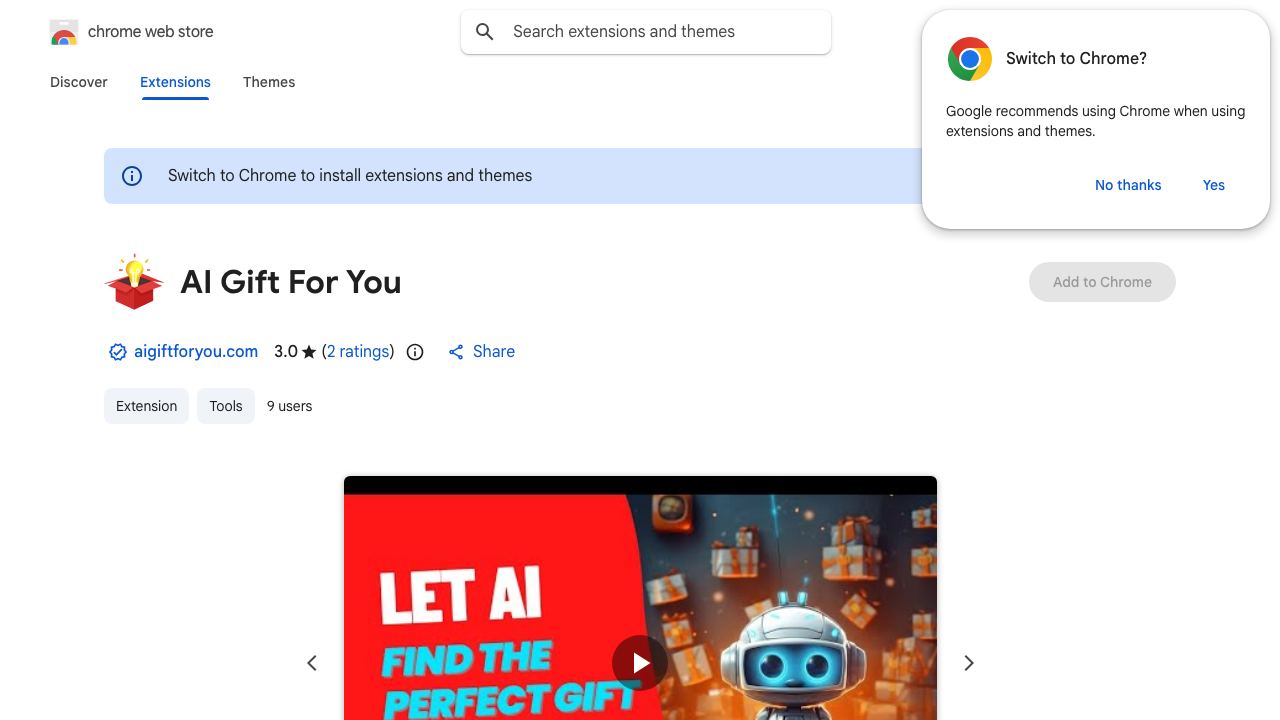 AI Gift For You 网站截图