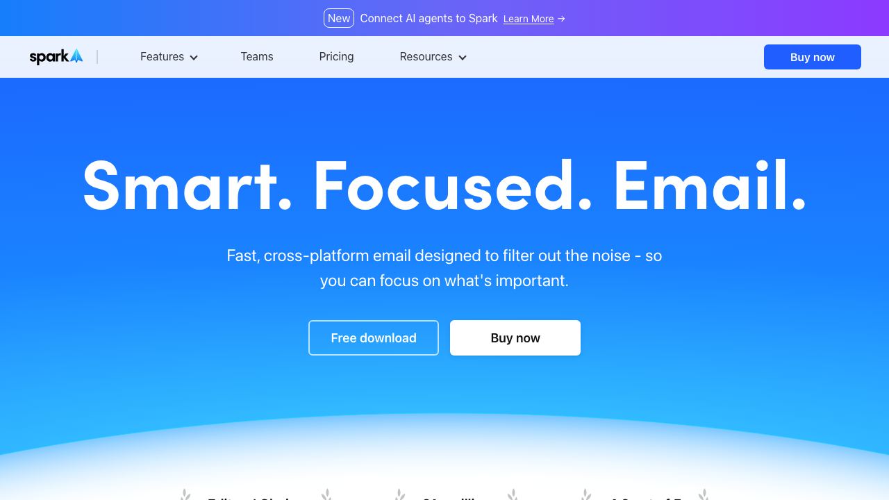 Spark Mail 网站截图