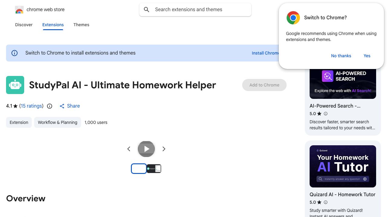 StudyPal AI - Ultimate Homework Helper 网站截图