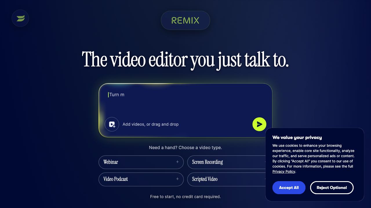 Wistia Remix 网站截图