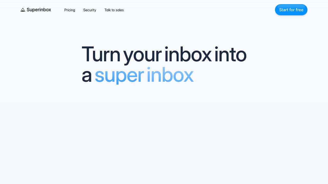 Superinbox 网站截图