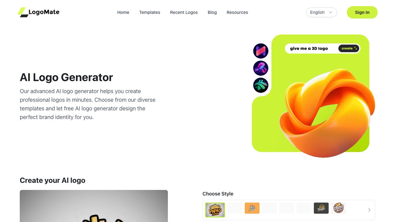 LOGORA website screenshot