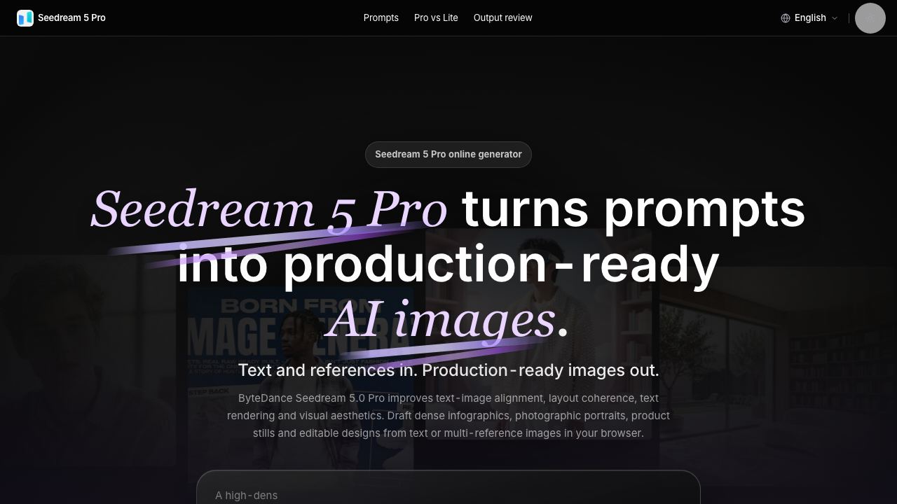 Dream 5 Pro 网站截图