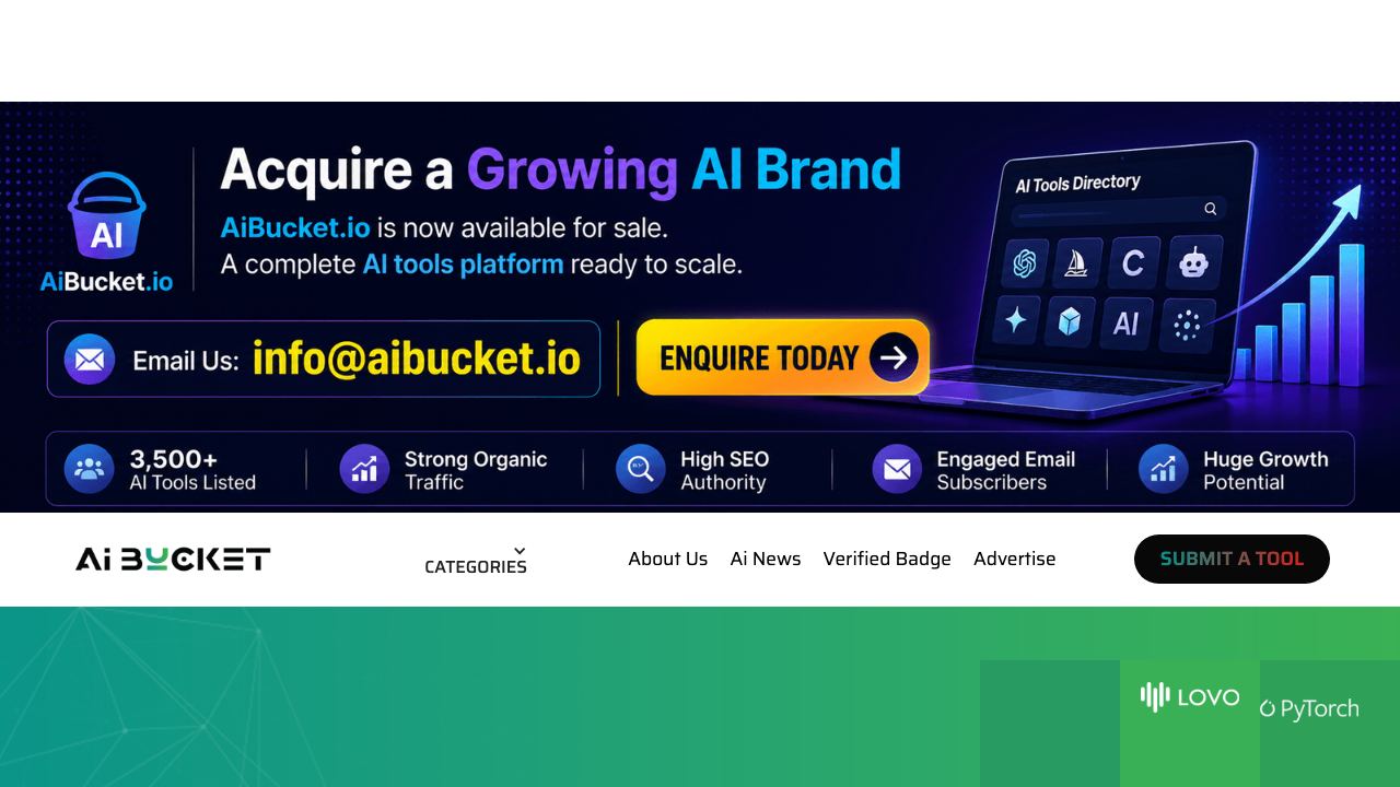 AiBucket website screenshot