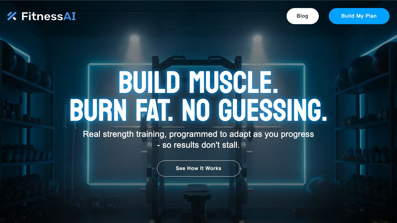 fitnessai.com 网站截图