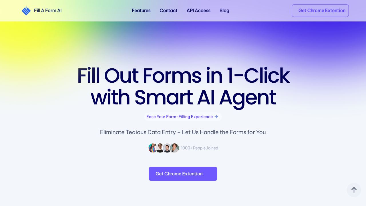 Fill A Form AI 网站截图