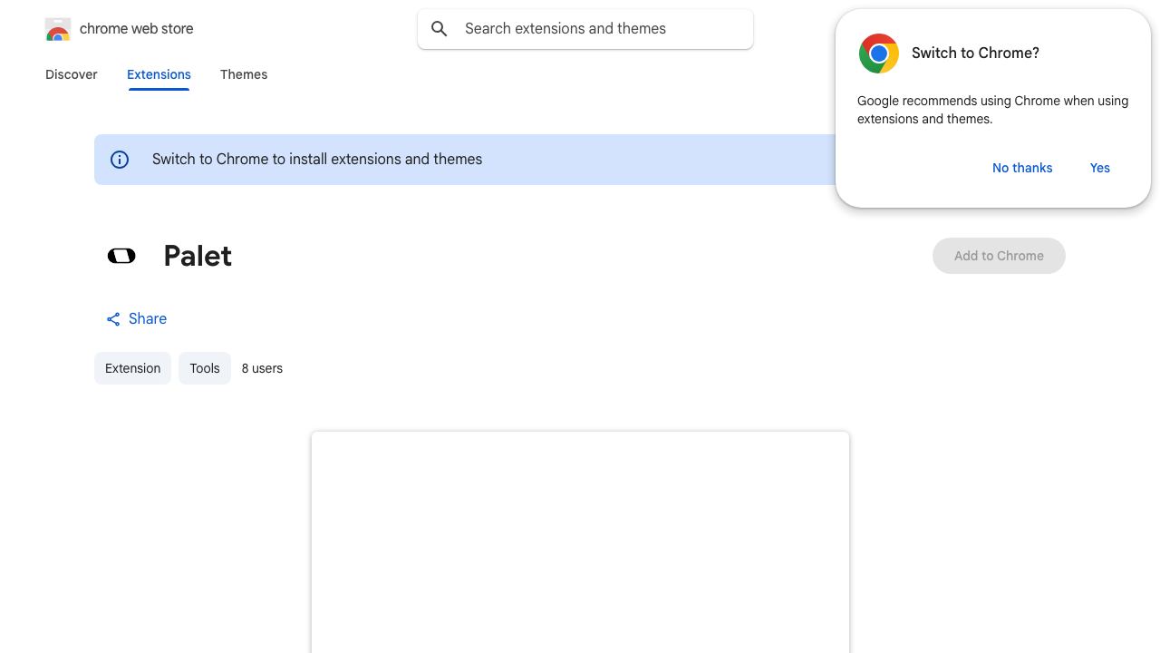 Palet 网站截图