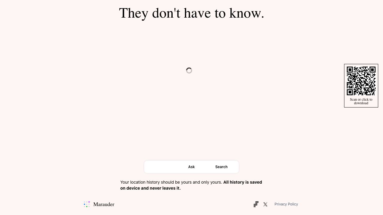 Marauder 网站截图