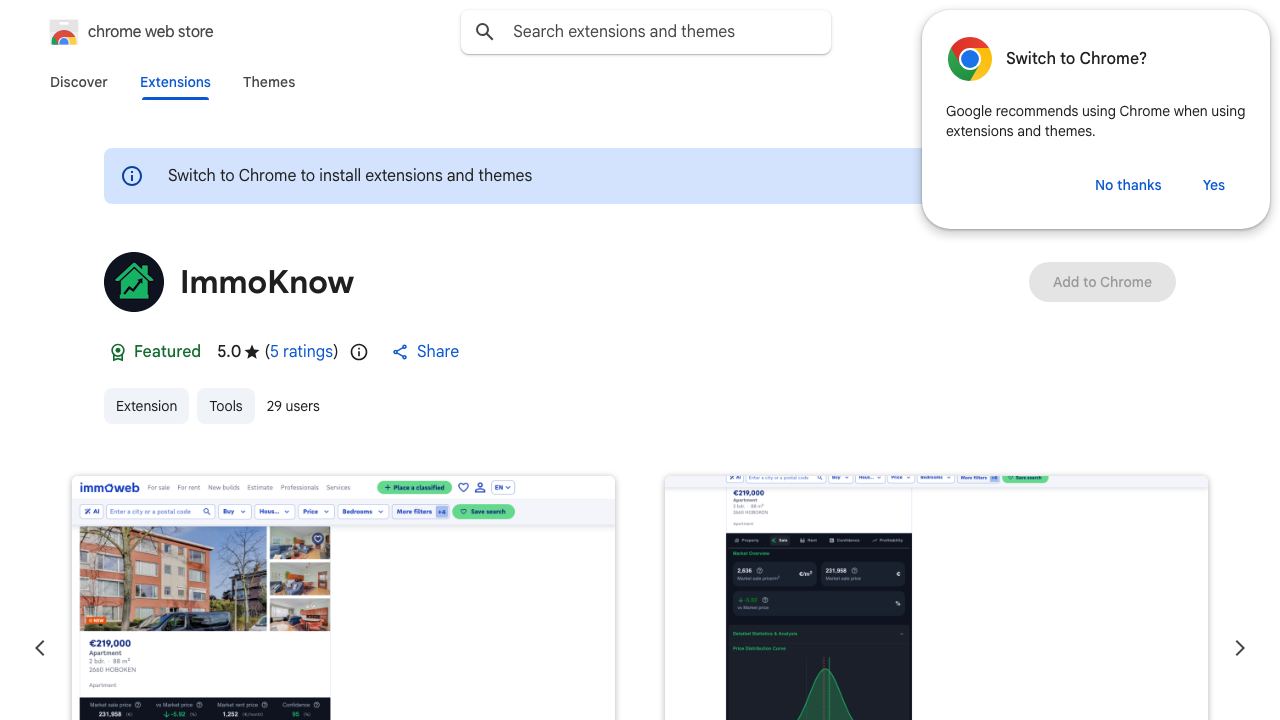 ImmoKnow website screenshot