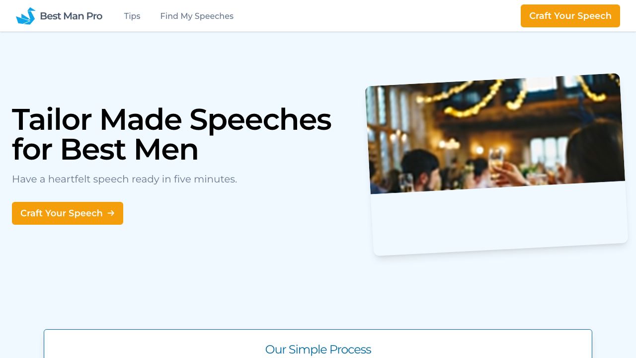 Best Man Pro 网站截图