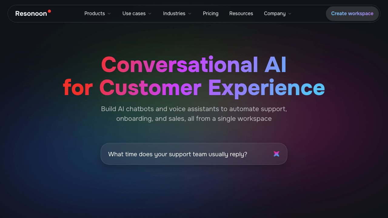 Resonoon website screenshot
