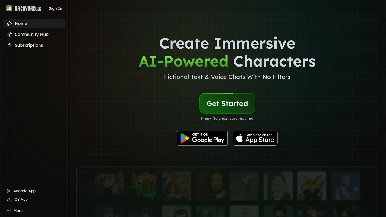 Faraday.dev website screenshot