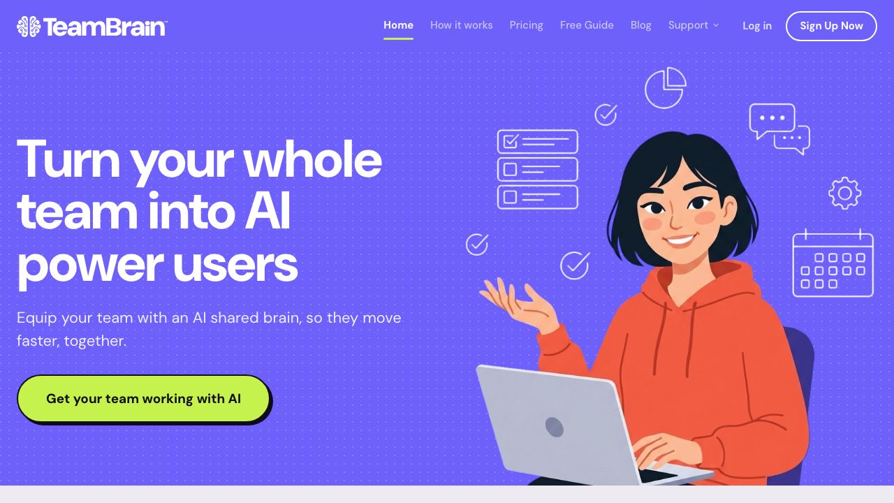 TeamBrain website screenshot
