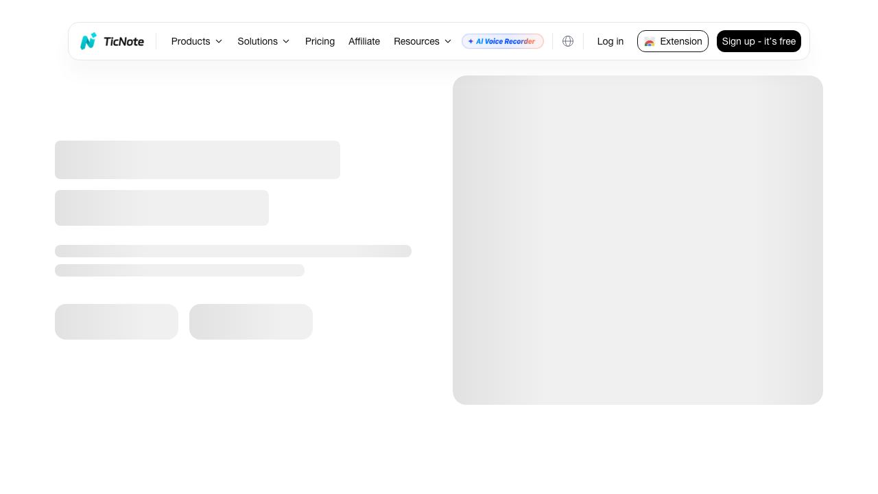 TicNote Cloud 网站截图