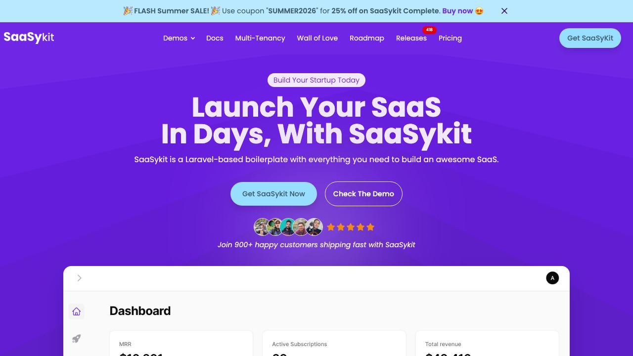 SaaSykit 网站截图
