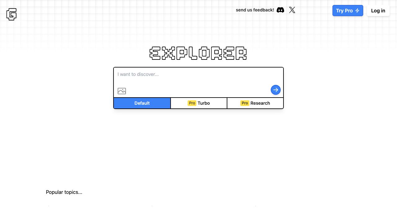 Globe Explorer 网站截图