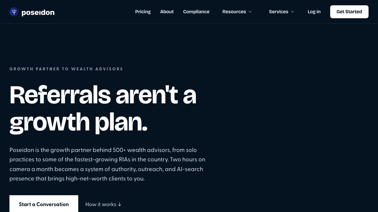 useposeidon.com website screenshot