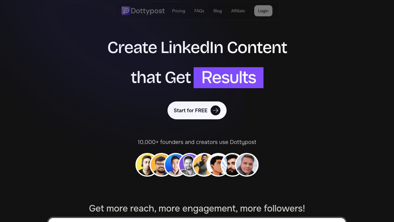 Dottypost 网站截图