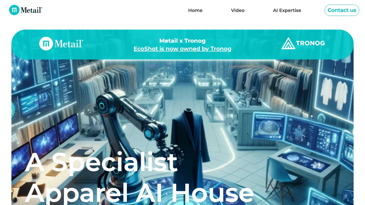 metail.com website screenshot
