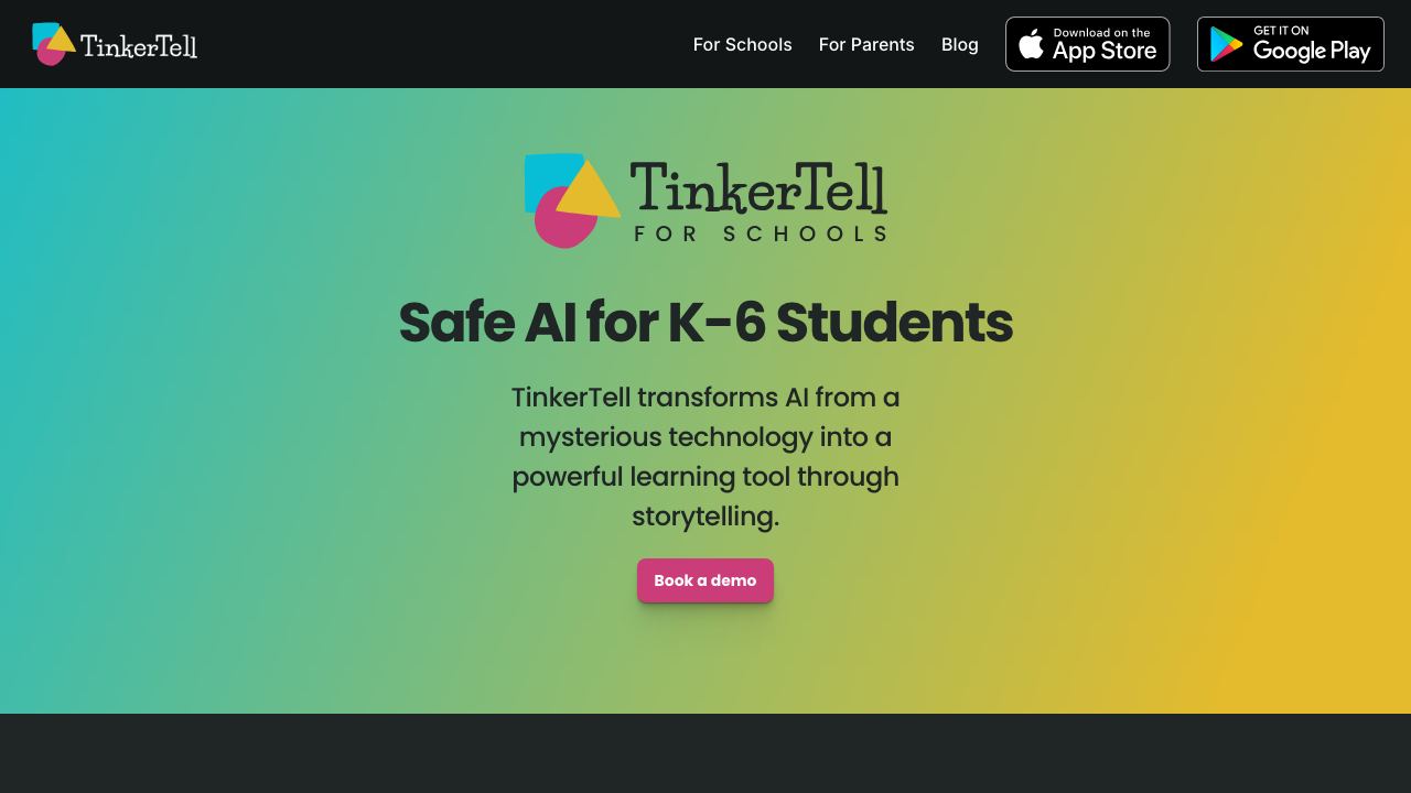 TinkerTell 网站截图