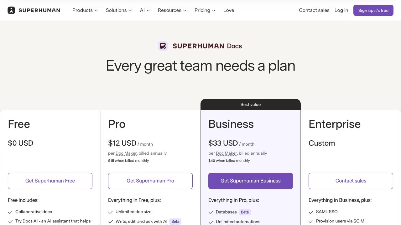 Coda AI website screenshot