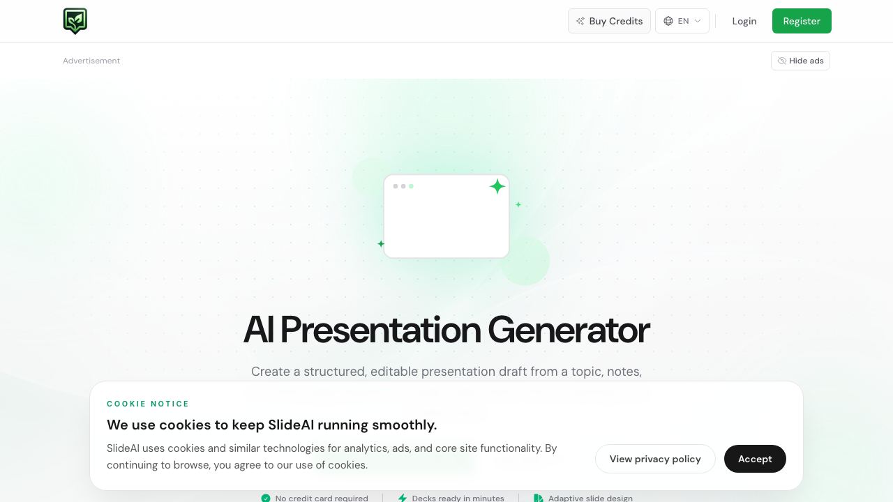 SlideAI 网站截图