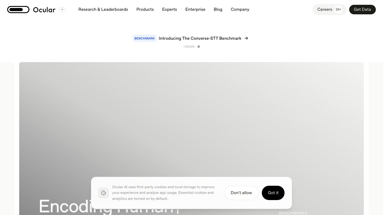 Ocular AI 网站截图