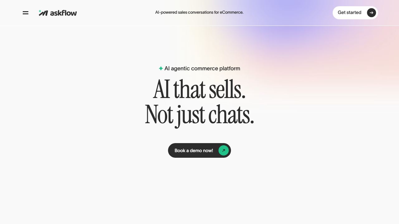 Askflow AI website screenshot