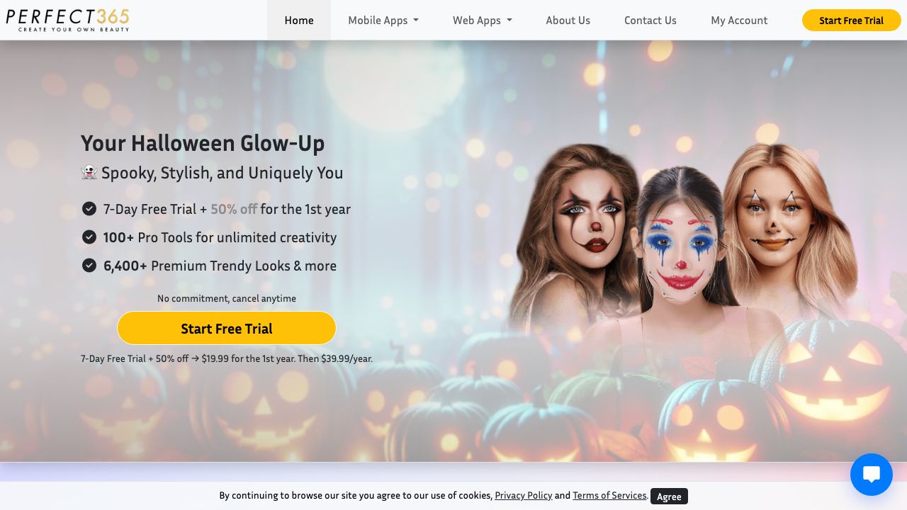 perfect365.com 网站截图