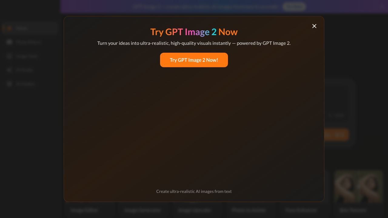 AIEnhancer - Free AI Photo Enhancer 网站截图