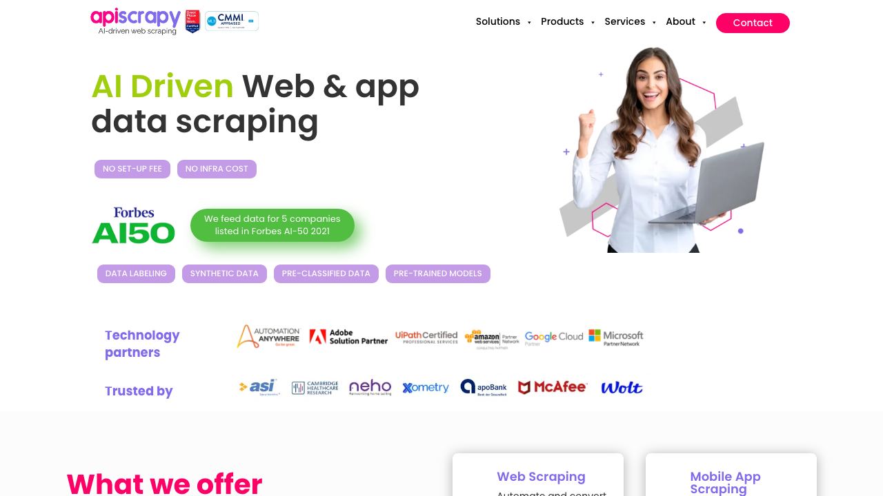 APISCRAPY 网站截图