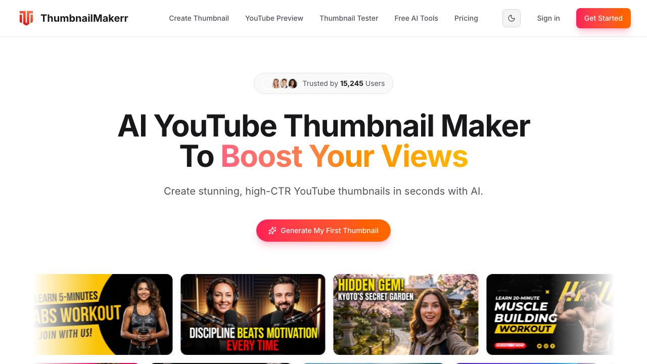 ThumbnailMakerr 网站截图