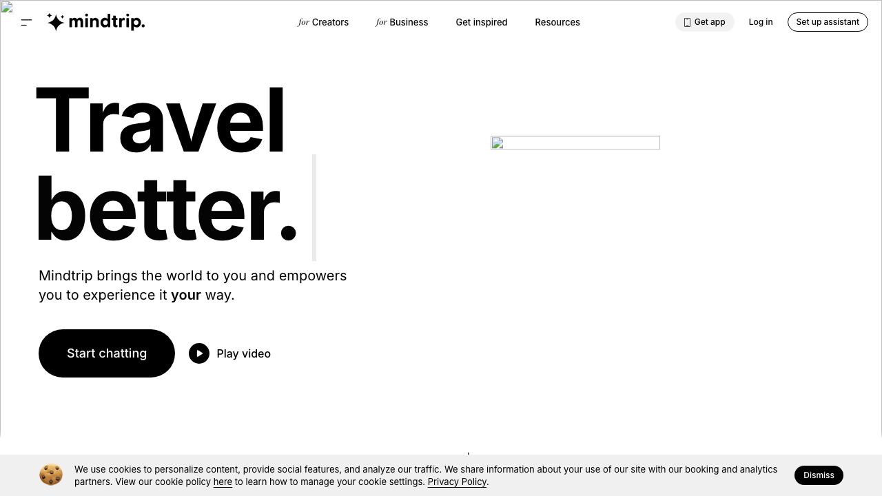 Mindtrip website screenshot
