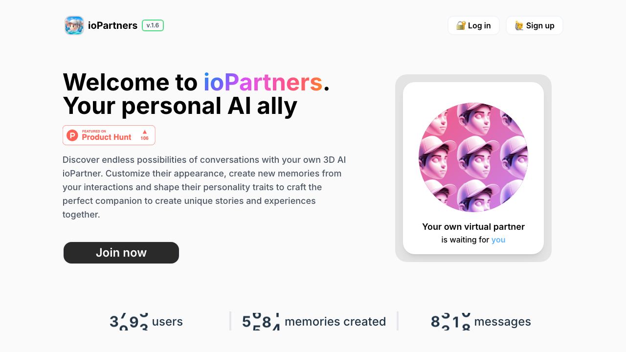 ioPartners website screenshot