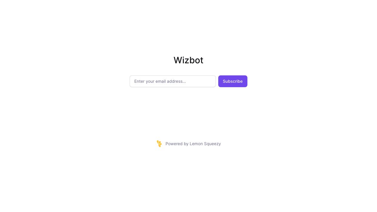 Wizbot 网站截图
