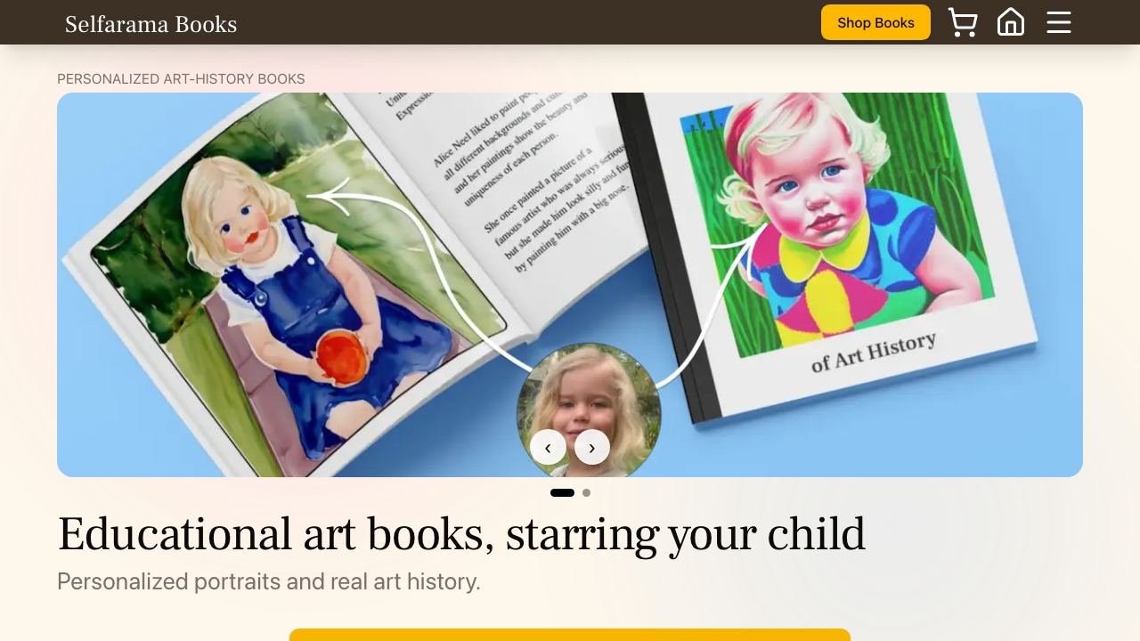 Selfarama Books 网站截图