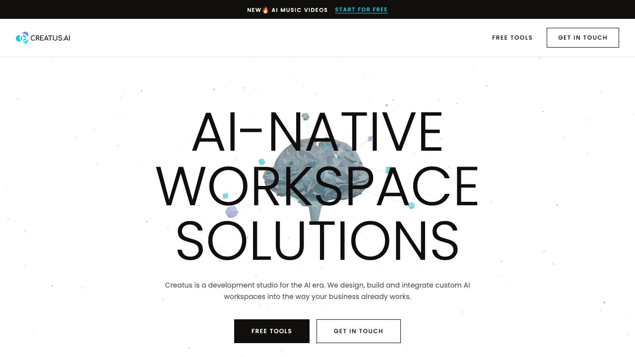 CREATUS.AI 网站截图